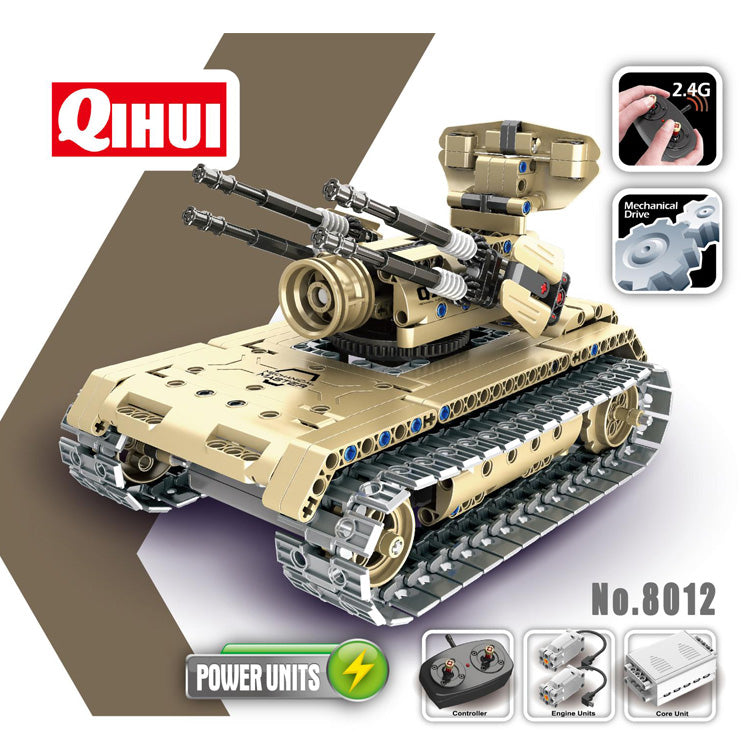 Mechanical Masters Build Your Own 2.4G RC Radio Control Model Battle Tank Kit