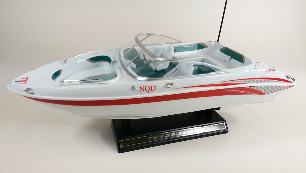 1:25 White Radio Remote Control RC Atlantic Sea Tour Racing Speed Boat –  RCWORLDUK