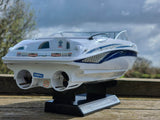 1:25 White Radio Remote Control RC Atlantic Sea Tour Racing Speed Boat Yacht RTR