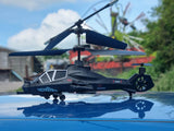 RC Military Helicopter Radio Control Model Apache Chinook Black Wolf 3.5ch Gyro Indoor Toy