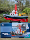 Heng Long 3810 2.4ghz Southampton Work Tug Boat Radio Remote Control Model Yacht WATER SQUIRTING