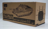 Haya Radio Remote Control Tank Model 1/16 Chieftain (Pro Version) RTR - Barrel Recoil AND BB Shooting AND Infra Red Battle