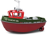 Heng Long RC model speed boat tug boat yacht 3800 black 2.4ghz 686 1:72 Scale Southampton Tug Ship Twin Motor Model