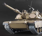 Heng Long 1/16 USA M1A2 Abrams BB Shot V7 Infrared  RC Tank Desert Metal Tracks Metal Gearbox PRO UPGRADED MODEL