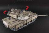 Heng Long 1/16 USA M1A2 Abrams BB Shot V7 Infrared  RC Tank Desert Metal Tracks Metal Gearbox PRO UPGRADED MODEL