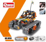 Build Your Own Military Assault RC 2.4G Car 392PCS DIY Brick Block Toy Robot