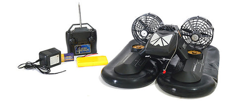 Radio Control 6653 4CH RC Speed Boat Stealth Hovercraft with Water & Land Mode