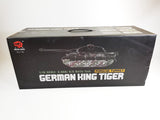 Henglong vERSION 6.0 3888A -1 1/16 2.4G German Tiger King Henschel Rc Battle Tank Smoking Sound Plastic One Toys