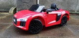 Audi R8 Spyder Super Sports Car Kids Ride On Car 12V Lights Parental Remote MP3