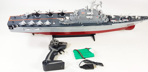 Remote Control Challenger Aircraft Carrier RC Boat Warship Battleship Model 2878 2.4ghz