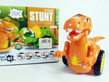 T-Rex DINO Stunt Car Turbo Spin Remote Control Electric Rc Toy 360° Flip Racing Truck