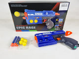 NERF Bullet Soft Dart Gun 2 in 1 Air Power Kids Army Toy soft Ball Firing playset Boys Girls Gift