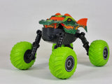 RC Monster Truck - Transformer Dinosaur 4WD 2.4G Rock Crawling Pond Swimmer Mega Buggy