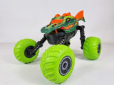 RC Monster Truck - Transformer Dinosaur 4WD 2.4G Rock Crawling Pond Swimmer Mega Buggy