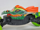 RC Monster Truck - Transformer Dinosaur 4WD 2.4G Rock Crawling Pond Swimmer Mega Buggy