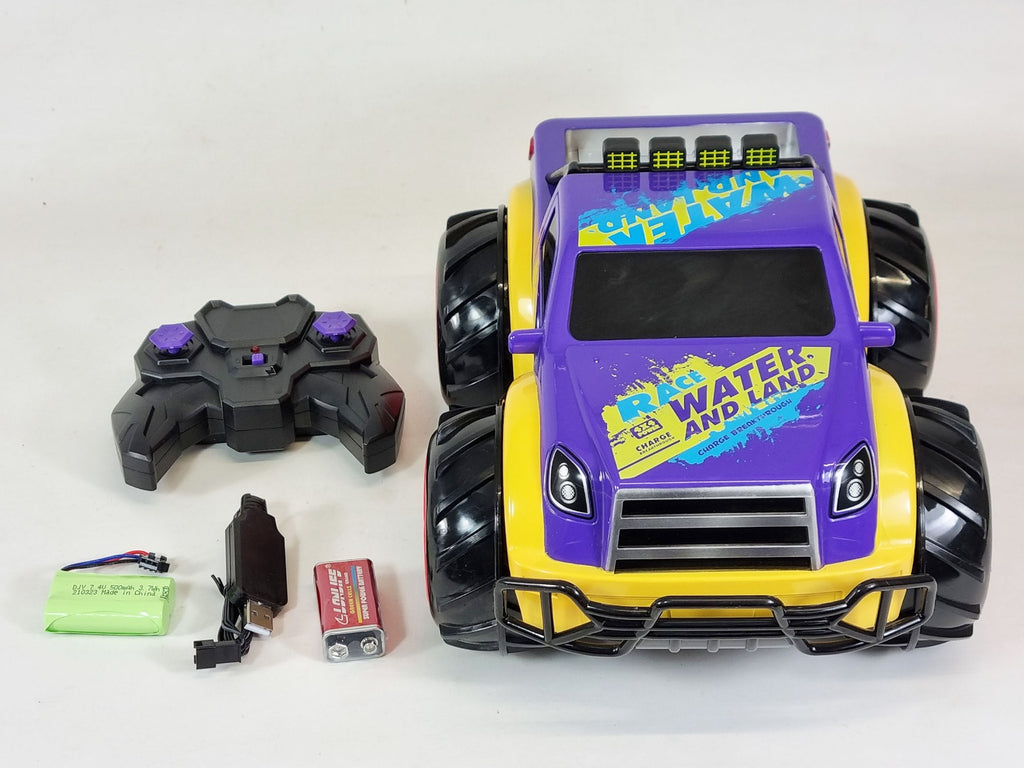 Water Proof Remote Control RC 4WD Monster Truck 1:14 Amphibious Race C ...