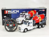 remote control cement concrete mixer truck wagon rc lorry kids toy dump truck play set