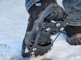 Wicked Imports Anti Slip Spikey Snow and Ice Shoe Grips for Winter Hill Terrain Slippery Ground Sleet Show Crampon Cleets