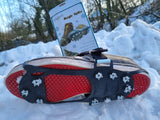 Wicked Imports Anti Slip Spikey Snow and Ice Shoe Grips for Winter Hill Terrain Slippery Ground Sleet Show Crampon Cleets