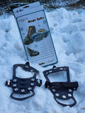 Wicked Imports Anti Slip Spikey Snow and Ice Shoe Grips for Winter Hill Terrain Slippery Ground Sleet Show Crampon Cleets