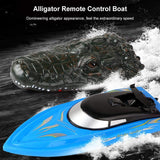 2 in 1 RC Boat 2.4G Remote Control Electric Crocodile Alligator Head & Racing Boat UK Stock HOT Prank