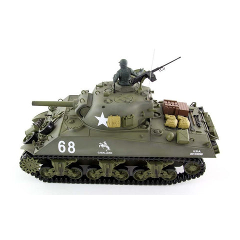 THE FURY Smoke & Sound 2.4Ghz M4A3 Sherman Radio Control RC Battle Tank Version 7