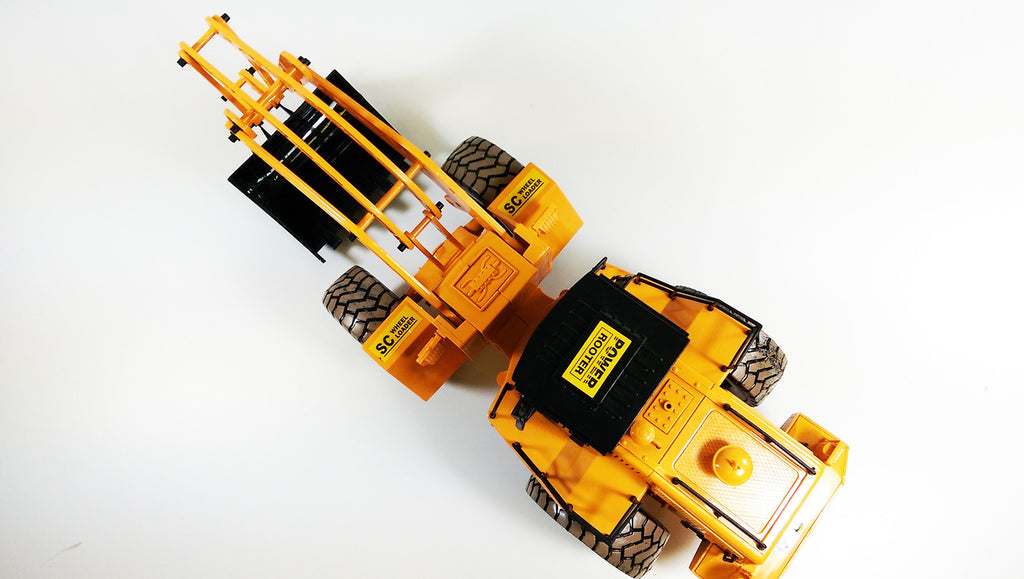 R C 1 10 Jcb Style Rc Bulldozer Digger Radio Control Monster Truck Rc