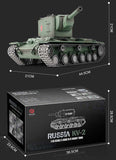 RC Tank Heng Long KV2 1:16 Advanced Line IR BB Smoke Sound Version 7 Edition 2.4 GHz TK7.0