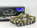 RC Tank 1/16 Heng Long Metal SUPER Pro King Tiger Upgraded Model Full Metal Tracks, Wheels, Gearbox Barrel Recoil V7 smoke Sound IC